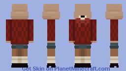 Quel roupinha vermelha Minecraft Skin