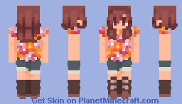 Flower t-shirt Minecraft Skin
