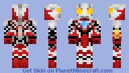 Ultraman Mebius infinity Minecraft Skin