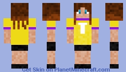 STREAMER GAMES: TEAM TOAST (Girl Version) Minecraft Skin