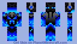 Enderman Blue Minecraft Skin