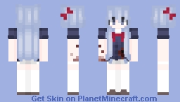 injured school girl Minecraft Skin