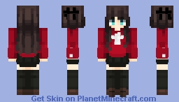 Rin Tohsaka Minecraft Skin