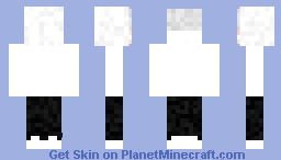 white emo boy Minecraft Skin