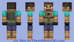 (SWOLE SERIES: OPERATOR SWOLEMARINE (STYLE: MACHO MUSTACHE Minecraft Skin