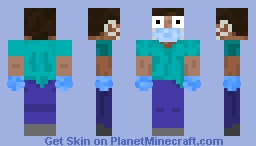 Steve with face mask Minecraft Skin