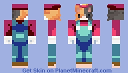 Super Bad Calico Minecraft Skin