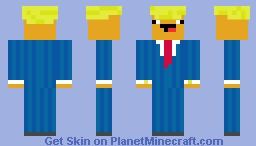 Donald Trump Minecraft Skin