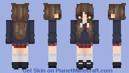School girl Minecraft Skin