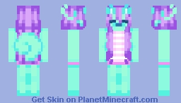 alien dog furry girl Minecraft Skin
