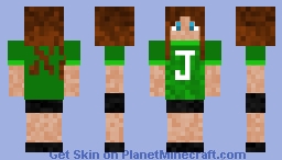 STREAMER GAMES: TEAM JACK (Girl Version) Minecraft Skin