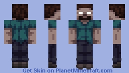 Herobrine - FNF Miner's Haunt Mod Minecraft Skin