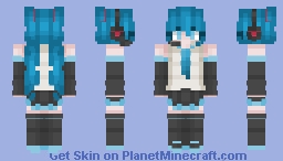 Hatsune Miku Minecraft Skin