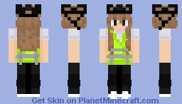 Cyclist Girl Minecraft Skin