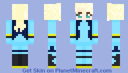 ゼロスーツサムス zero suit samus metroid series Minecraft Skin