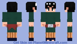 Rock Lee Minecraft Skin