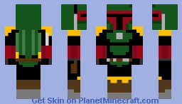 Boba Fett Minecraft Skin