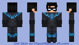 NightWing Minecraft Skin