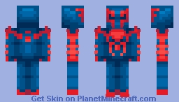 Spider-Man 2099 | Spider-Man Minecraft Skin