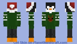 Christmas Penguin Minecraft Skin