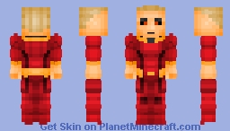 Ultimate Human Torch | Marvel Comics Minecraft Skin