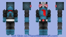 Kamen Rider 1 (ichigou) (first suit) | Kamen Rider Minecraft Skin