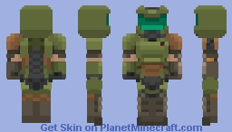 Doom Eternal Doom Slayer Minecraft Skin