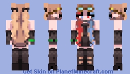 Masked With Steam Punk Goggles Minecraft Skin