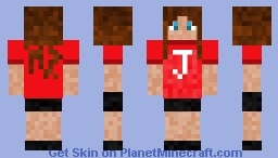 STREAMER GAMES: TEAM JASON (Girl Version) Minecraft Skin