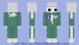 Squid Game Jumpsuit-Template| O Minecraft Skin