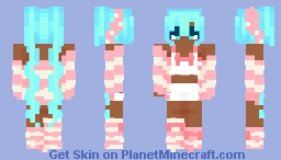 hatsune miku sleepwear ver Minecraft Skin