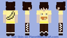😄🍌 Awesome Face Tee Guy 😄🍌 Minecraft Skin