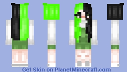 cute gothic gf Minecraft Skin