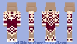 Quel Red Royal Dress Minecraft Skin