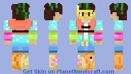 Summer Smallishbeans | MCC 33 Aqua Minecraft Skin