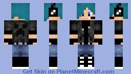 Minecraft Skin With Blue Hair That I Totally Forgot About Minecraft Skin