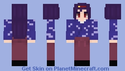 Yuuki Konno - yukata (Sword Art Online) Minecraft Skin