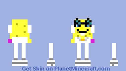 SpongeBob's Birthday - Groove Century (Just Dance) Minecraft Skin