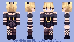 Ani / Grok AI companion Minecraft Skin