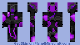 Ultraglyph, my Ultra-Violet light weilding hero, Fren is the identity Minecraft Skin