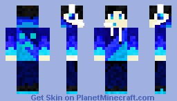 Blue Fire Minecraft Skin