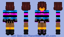 Underfell frisk genocide Minecraft Skin