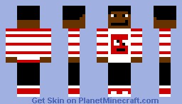 Peppermint Crazy Face Minecraft Skin