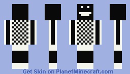 Black and White Minecraft Skin