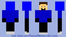 Teenager Blue Jacket Minecraft Skin