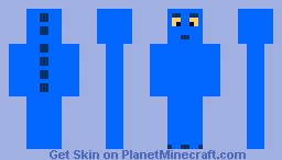 Blue Lizard Minecraft Skin