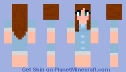 Winter Dress Minecraft Skin