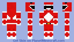 Power ranger red Minecraft Skin