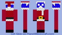 Christmas Creeper Minecraft Skin