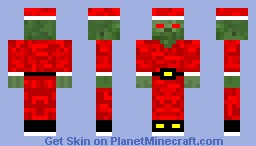 Christmas Zombie Minecraft Skin